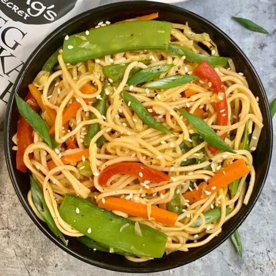 Vegetable Hakka Noodles - Recipe photo by indianveggiedelight