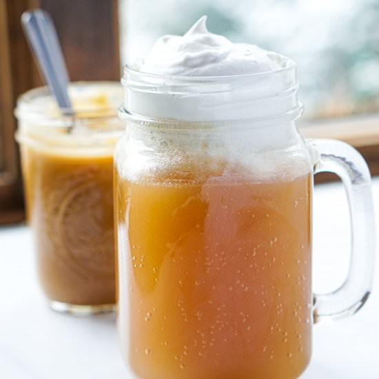 Boozy Keto Butterbeer Recipe - Recipe photo by MyLifeCookbook