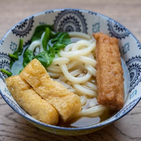 Kitsune Udon - Recipe photo by Pacific Potluck
