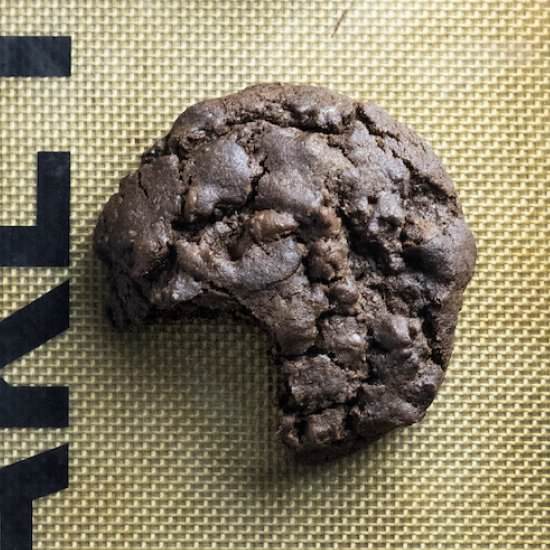 Vegan Double Chocolate Cookies - Recipe photo by kettleandkale