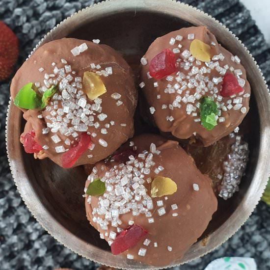 cake truffles - Recipe photo by Mildlyindian