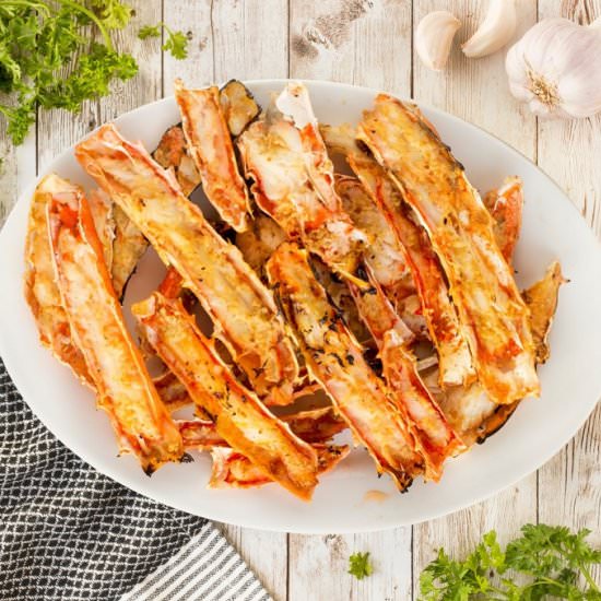 Grilled King Crab Legs - Recipe photo by BBQing With The Nolands