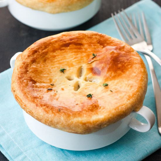 Vegetable Pot Pie For Two - Recipe photo by toaster oven love