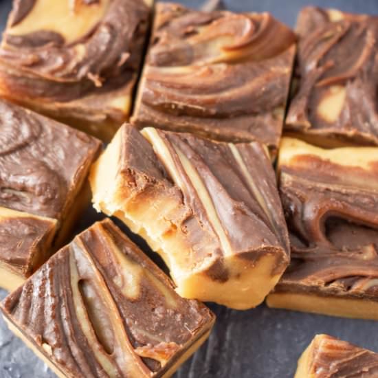 Chocolate Peanut Butter Fudge - Recipe photo by gingersnapsbakingaffairs