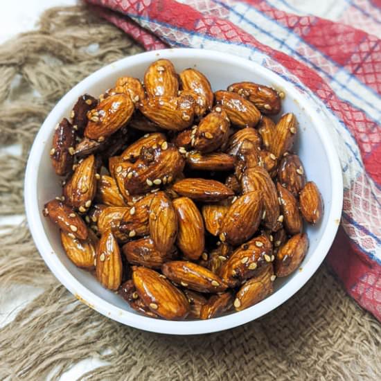 Honey Roasted Almonds - Recipe photo by rparm
