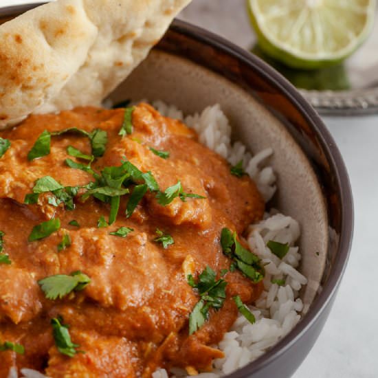 Slow Cooker Butter Chicken - Recipe photo by thymeandjoy