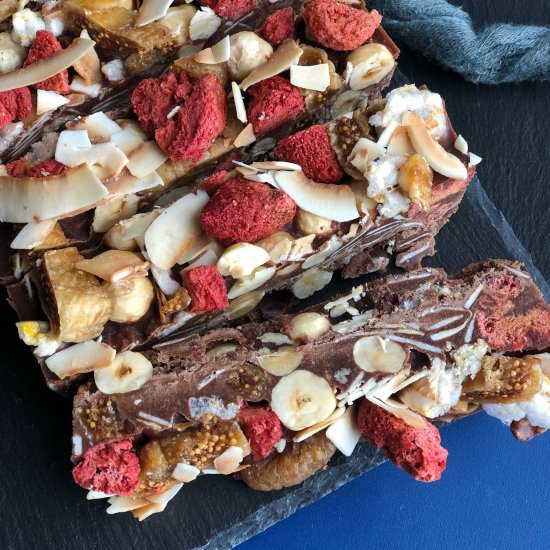 Healthier rocky road - Recipe photo by Once a Foodie