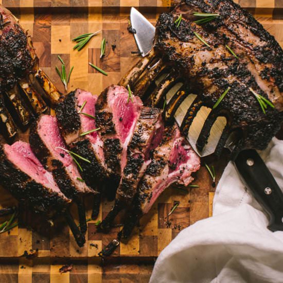 Dijon Grilled Lamb Chops - Recipe photo by atastymess