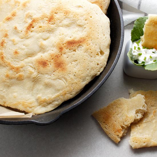 Quick Sourdough Naan Bread - Recipe photo by fresh is real