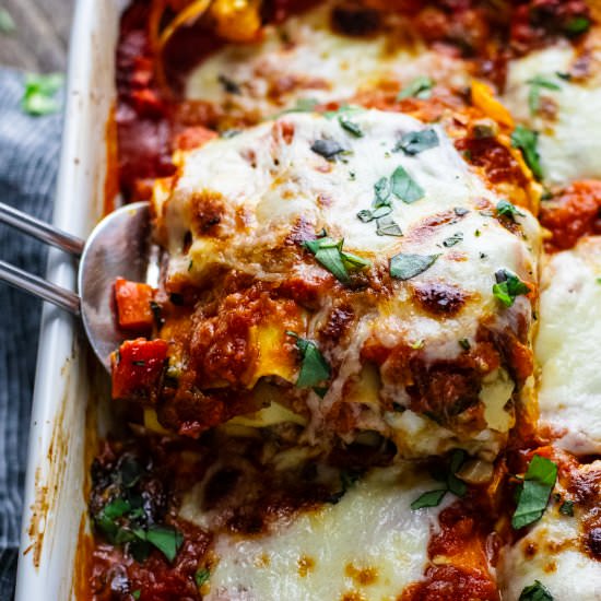 The Best Vegetable Lasagna - Recipe photo by asimplepalate