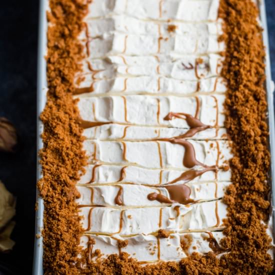 Biscoff Lasagna - Recipe photo by tiffinandteaofficial