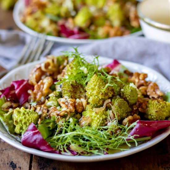 Roasted Romanesco Salad - Recipe photo by veggie desserts