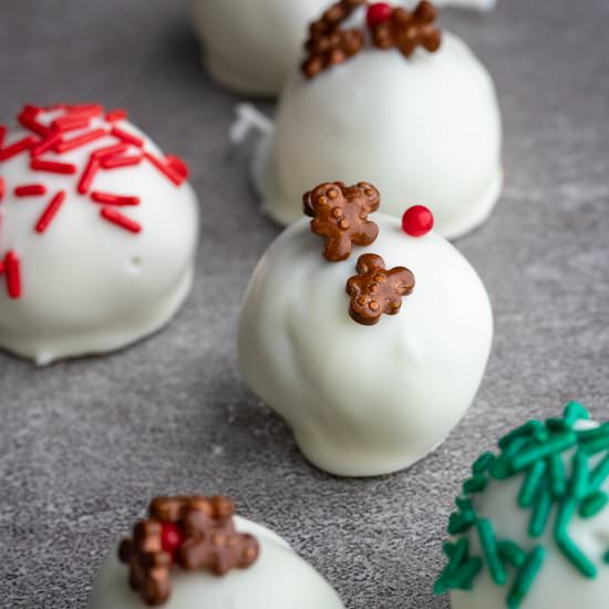 Simple Gingerbread Truffles - Recipe photo by Aredspatula