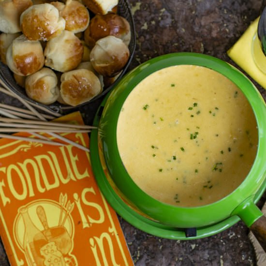 Cheesy Swiss Fondue - Recipe photo by a zest for life