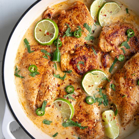 Coconut Milk Chicken - Recipe photo by theforkedspoon