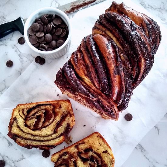 Chocolate Babka / Krantz Cake - Recipe photo by livingsmartandhealthy