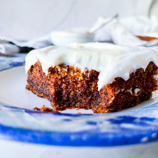 Soft Brown Butter Pecan Sheet Cake - Recipe photo by allstarbaking