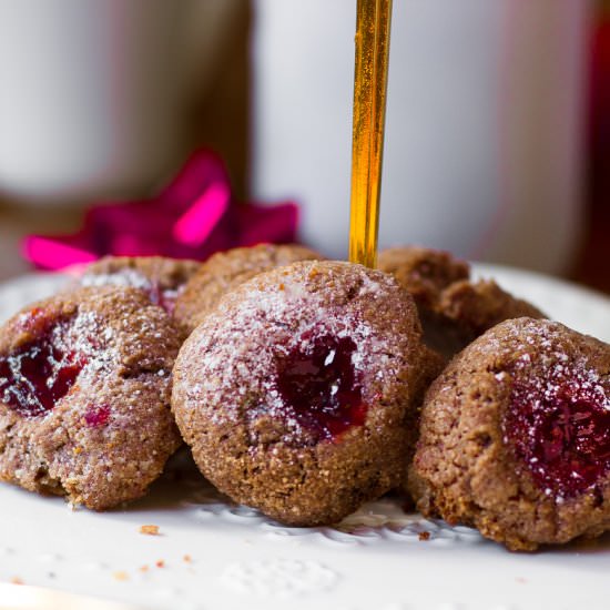 Linzele Thumbrint Cookies - Recipe photo by Gday Souffle