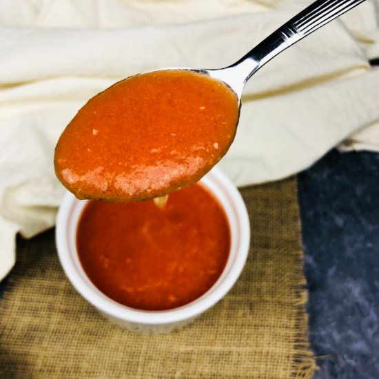 Homemade tomato puree - Recipe photo by spicytamarind