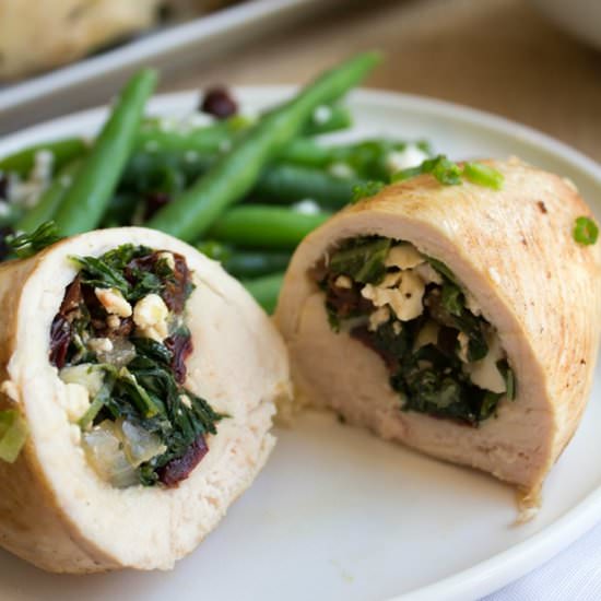 Kale & Feta Stuffed Chicken Breast - Recipe photo by fANNEtastic food