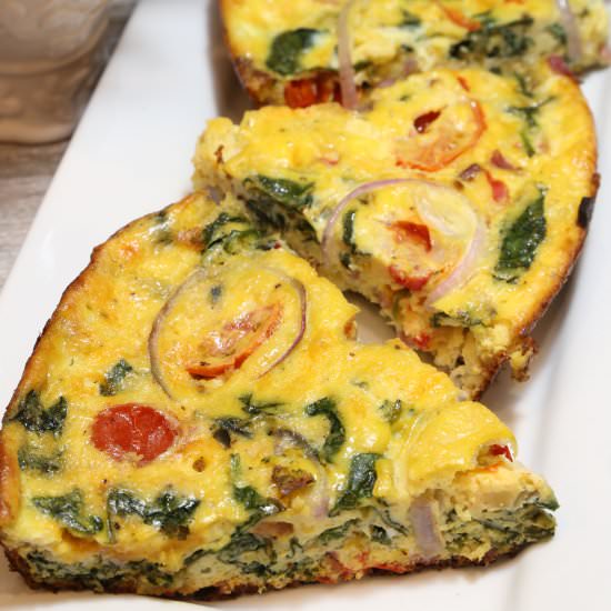 Bacon Spinach Frittata - Recipe photo by todays delight