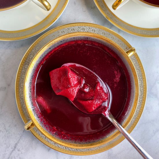 Winter Borscht - Recipe photo by thebrookcook.wordpress.com