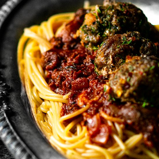 Homemade Italian Spaghetti Sauce - Recipe photo by Chicken Fried Kitchen