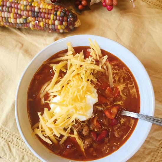 The Best Chili - Recipe photo by themidwestkitchenblog