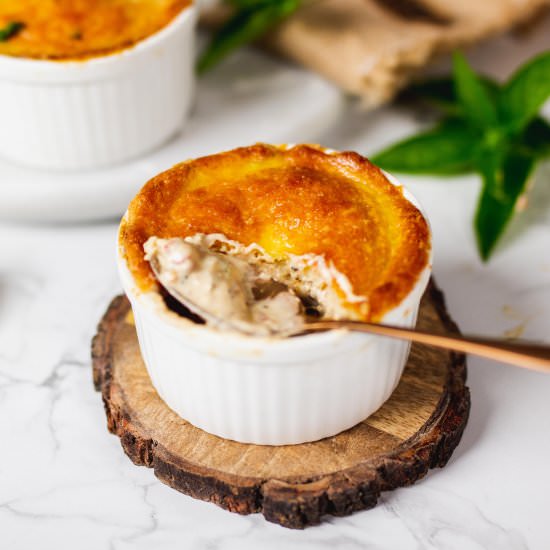 Keto Chicken Pot Pie - Recipe photo by FoodTokWithSherin