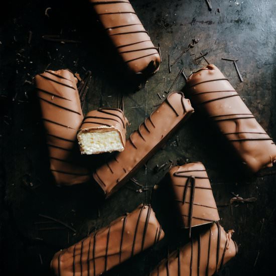 Coconut chocolate bars - Recipe photo by myfoodmemoirs