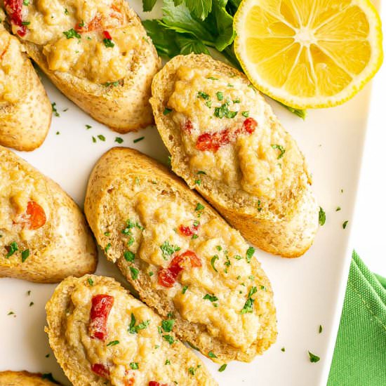 Crab melts - Recipe photo by Family Food on the Table