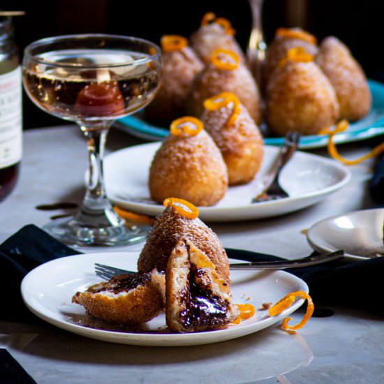Cannoli Arancini - Recipe photo by rhubarbandcod
