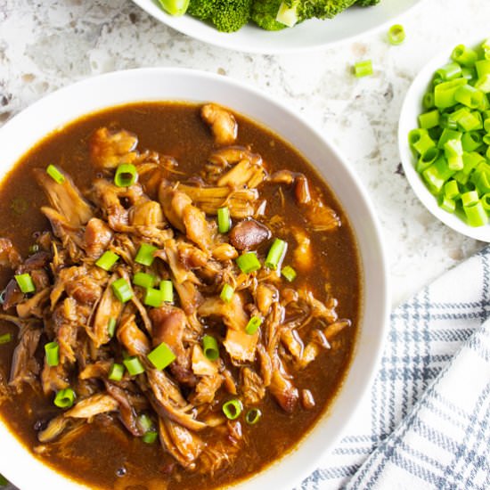 Easiest Crock Pot Chicken Teriyaki - Recipe photo by HurriedHealthNut