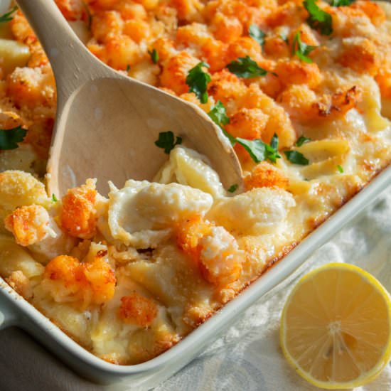 Lobster Mac and Cheese with Brie - Recipe photo by JawnsICooked