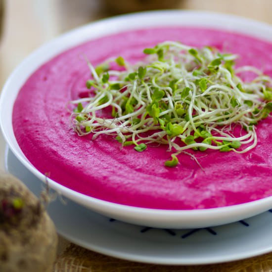 Potato and beetroot pure - Recipe photo by mecooks.com