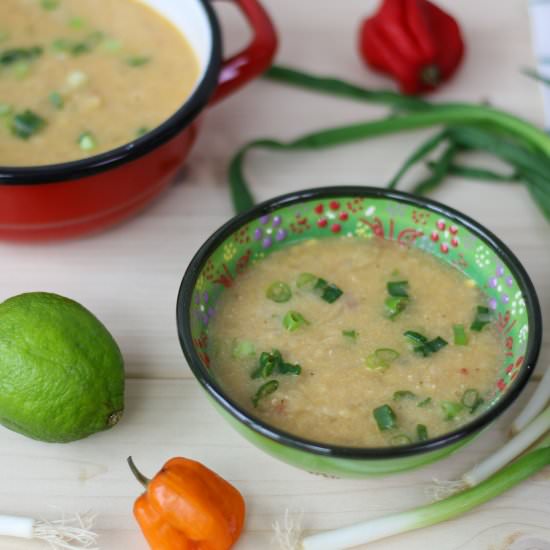 Red lentil soup - Recipe photo by mecooks.com