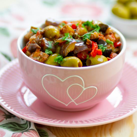 Caponata - Recipe photo by mecooks.com