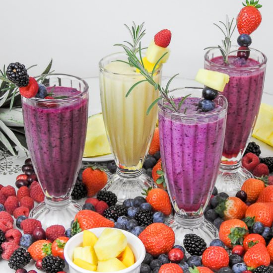 Four Favorite Smoothies - Recipe photo by House of Elyn Ryn