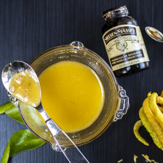 citrus vanilla bean vinaigrette - Recipe photo by a zest for life