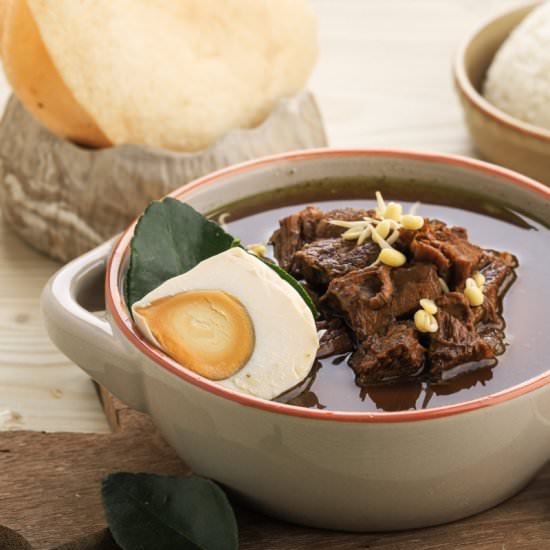 Nasi Rawon (Indonesian Black Soup) - Recipe photo by dwellbymichelle