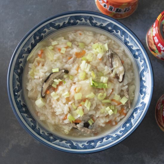 Savory Taiwanese Congee - Recipe photo by foodmakesmehappy