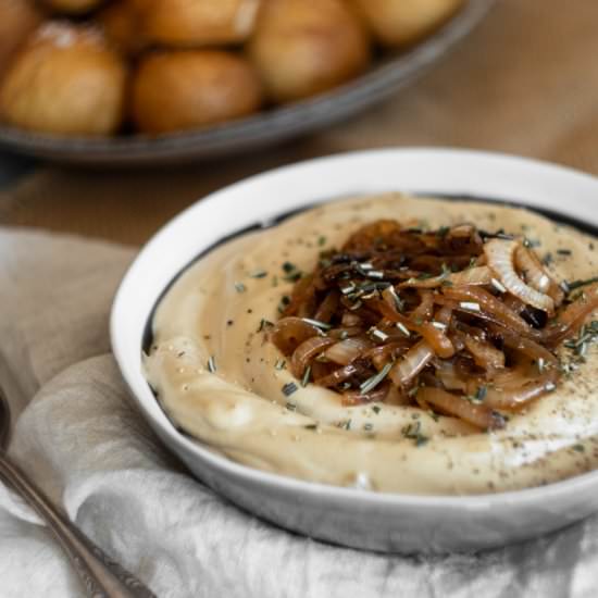 Caramelised Onion Dip - Recipe photo by nothangryanymore