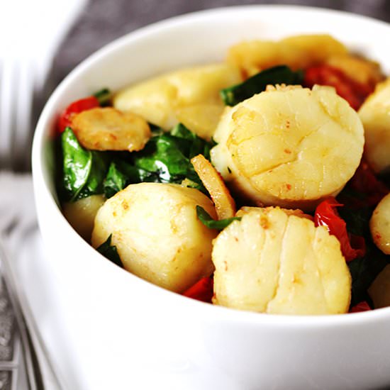 Sea Scallop Stir-Fry - Recipe photo by Spiritedmorgan