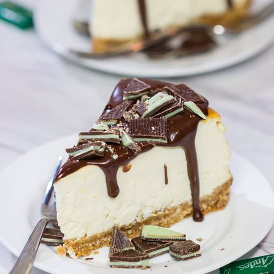 Ricotta Cheesecake with Peppermint - Recipe photo by spicedblog