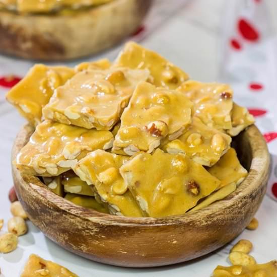 Old Fashioned Peanut Brittle - Recipe photo by spicedblog