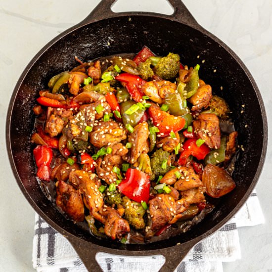 Chicken and Veggie Stir Fry - Recipe photo by Priyanka DK