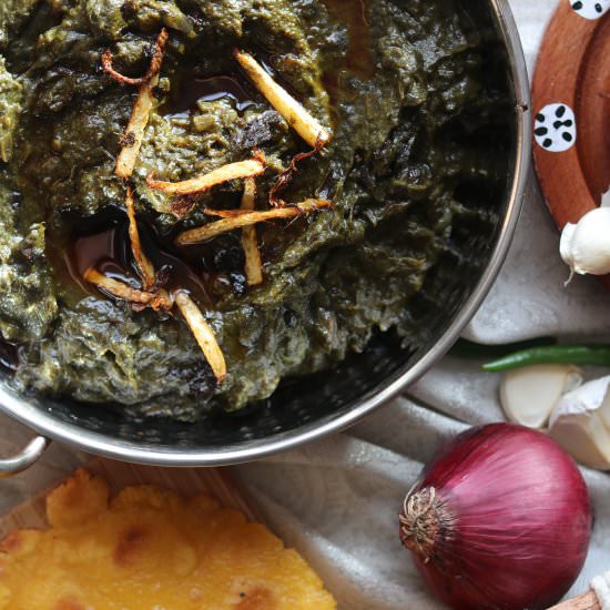 Sarson Ka Saag recipe - Recipe photo by Frombowltosoul