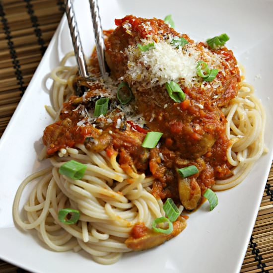 larusso's chicken cacciatore - Recipe photo by The Gluttonous Geek