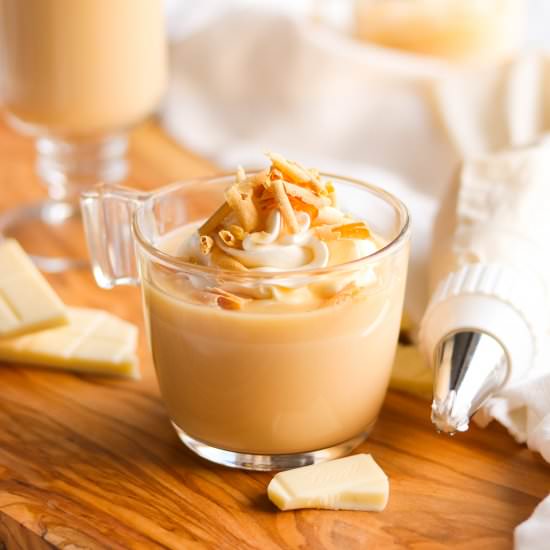 Caramelized White Hot Chocolate - Recipe photo by A baJillian Recipes