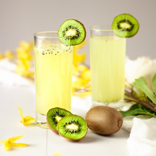 Kiwi Gin Cocktail - Recipe photo by The Littlest Crumb